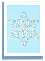 Quilled Snowflake Gift Enclosure Mini Card